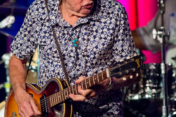 Blues-Legende John Mayall beim Konzert am 23. September 2015 im Leo Theater Ennepetal. Foto: AWi