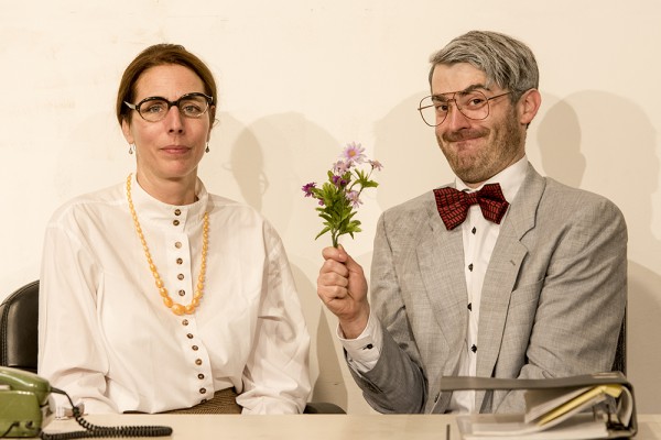 Loriot2 (Liebe im Büro) mit Anke Windgassen und Marc Neumeister. Foto: AWi