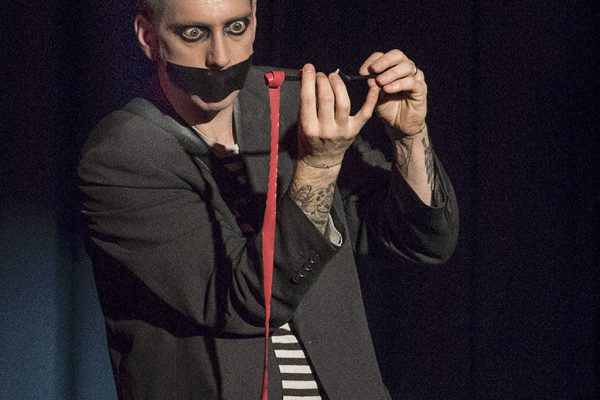 Der Comedian "Tape Face" alias Sam Wills aus Neuseeland gastierte am 10. Februar 2017 im LEO Theater. Fotos: AWi