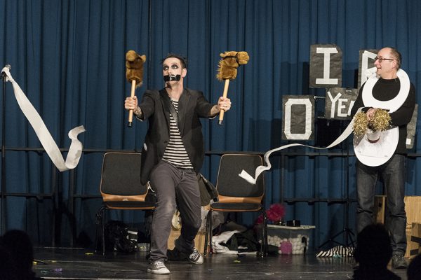 Der Comedian "Tape Face" alias Sam Wills aus Neuseeland gastierte am 10. Februar 2017 im LEO Theater. Fotos: AWi