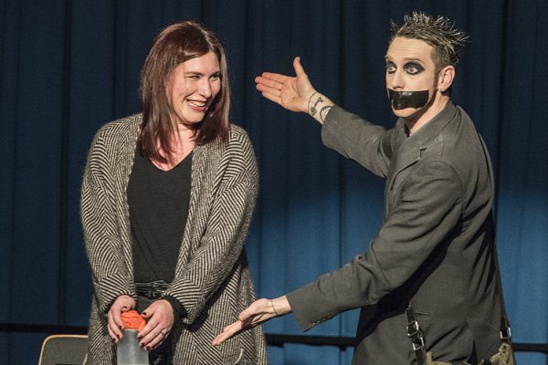 Der Comedian "Tape Face" alias Sam Wills aus Neuseeland gastierte am 10. Februar 2017 im LEO Theater. Fotos: AWi