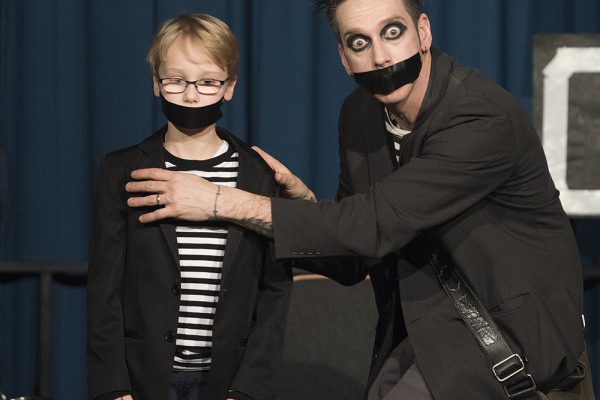 Der Comedian "Tape Face" alias Sam Wills aus Neuseeland gastierte am 10. Februar 2017 im LEO Theater. Fotos: AWi