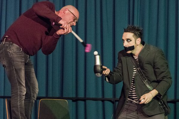 Der Comedian "Tape Face" alias Sam Wills aus Neuseeland gastierte am 10. Februar 2017 im LEO Theater. Fotos: AWi