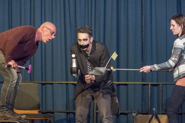 Der Comedian "Tape Face" alias Sam Wills aus Neuseeland gastierte am 10. Februar 2017 im LEO Theater. Fotos: AWi